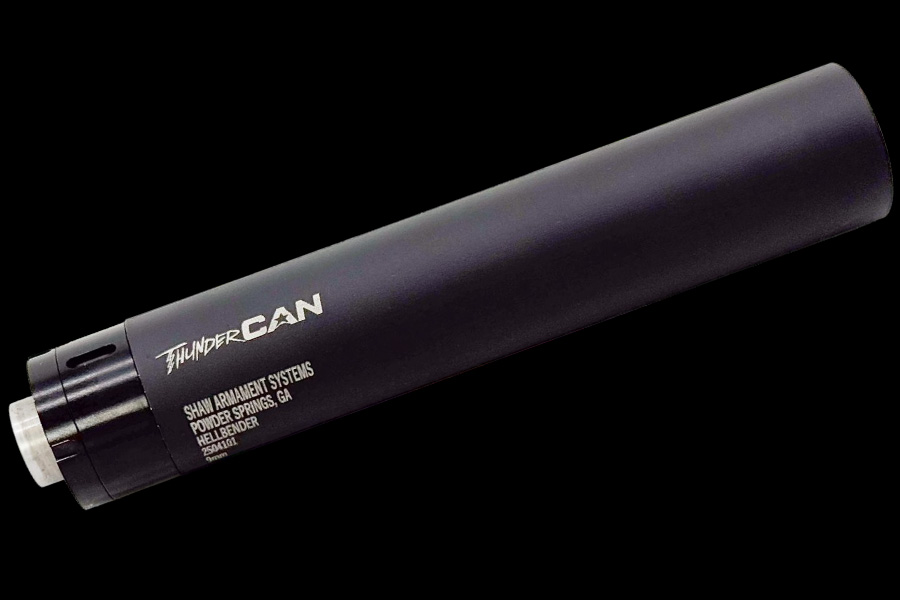 ThunderCan Hellbender 9mm Suppressor