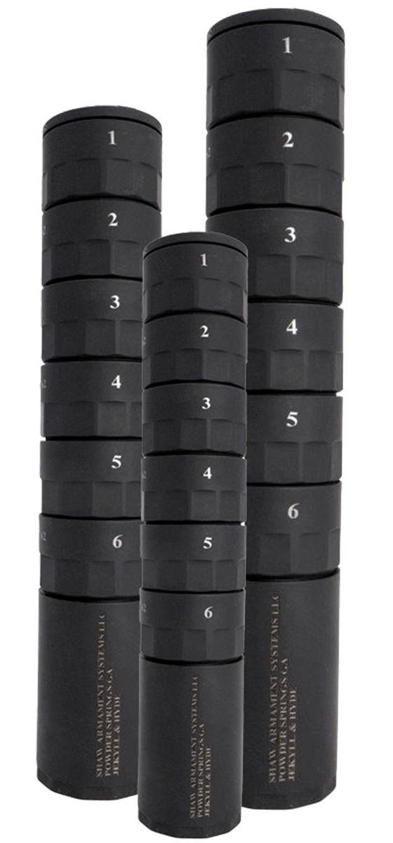 interchangeable multi-caliber suppressors